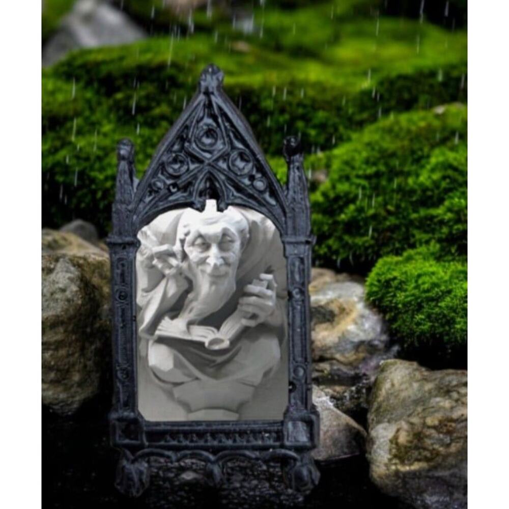 Reading Old Man Magnet Stone Sculpture Gargoyle Notre Dame Book Lover Gifts